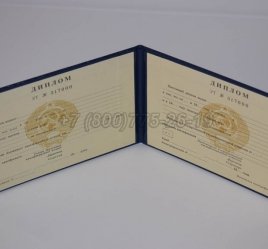 Диплом Техникума Украинской ССР в Севастополе