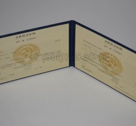 Диплом Техникума Туркменской ССР в Севастополе