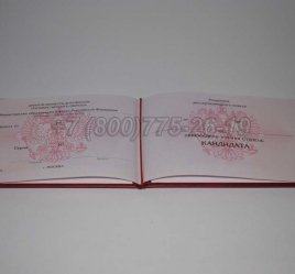 Диплом Кандидата Наук 2014г в Севастополе