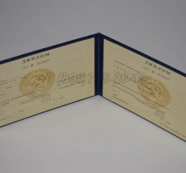 Диплом Техникума Киргизской ССР в Севастополе